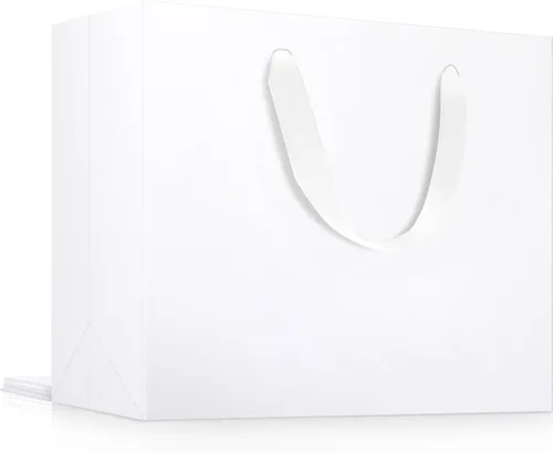 Miniatura 19 de EUSOAR Bolsas de regalo grandes negras, paquete de 12 bolsas de papel de compras de 16 x 6 x 12 pulgadas con asas, bolsa de mercancía de papel kraft