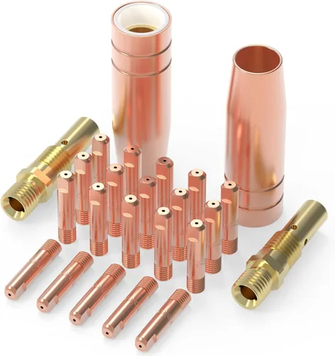 YESWELDER Kit de pistola de soldadura MIG, punta-boquilla-difusor de 0.035 pulgadas para Lincoln Magnum 100L y Tweco Mini/#1 (kit de accesorios de