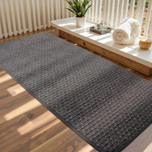 Miniatura 12 de Alfombra de Baño Fina Antideslizante con Respaldo de Goma de Secado Rápido Súper Absorbente Alfombras de Baño que Caben Debajo de la Puerta