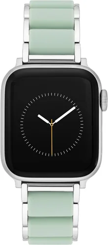 Miniatura 11 de Anne Klein Silicone Fashion Bracelet for Apple Watch, Secure, Adjustable, Apple Watch Replacement Band, Fits Most Wrists Negro/Oro rosa