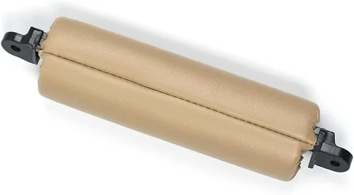 Miniatura 3 de Reemplazo de la manija de la puerta de cuero delantera izquierda interior del coche para Volkswagen VW Touareg 2003-2010 (beige)