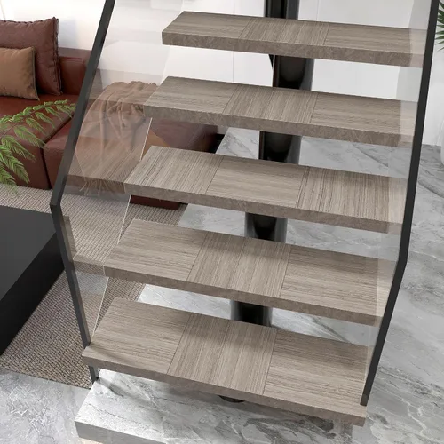 Miniatura 4 de VaryStyle Paquete de 20 pisos impermeables para despegar y pegar, azulejos de vinilo con aspecto de madera de 12 x 12 pulgadas, autoadhesivos