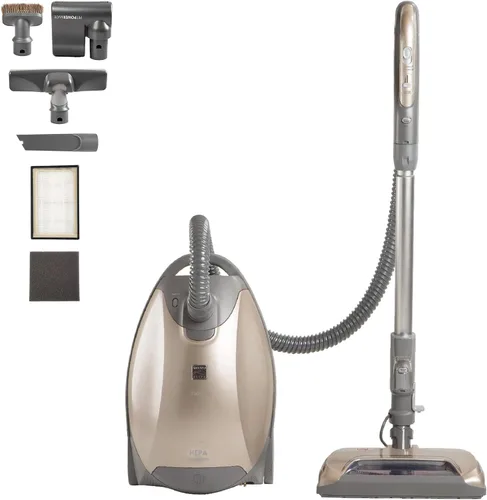 Miniatura 9 de Kenmore BC3006 Serie 400 - Aspiradora con contenedor y bolsa, segura para mascotas, ligera, diseño de 2 motores con rodillo eliminador de pelo