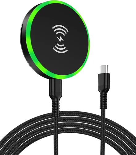 Cargador Magsafe Samsung Cargador inalámbrico rápido para almohadilla Android Samsung Galaxy S25Ultra/S25/S24 FE/S23/S22/Z Flip 7/6, cargador