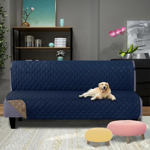 Miniatura 2 de U-NICE HOME Fundas para sofá tipo futón, reversibles, sin brazos, protector de muebles, funda para sofá, resistente al agua