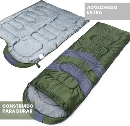 Miniatura 4 de MalloMe Sacos de dormir para adultos para clima frío y cálido, saco de dormir para mochileros para niños de 10 a 12 años, niñas, niños, ligeros