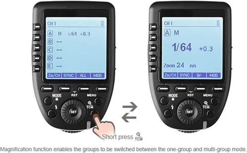 Miniatura 6 de Godox Transmisor de disparador de flash inalámbrico - XPro-S compatible con cámaras Sony, sincronización de alta velocidad TTL 2.4G, ID inalámbrico