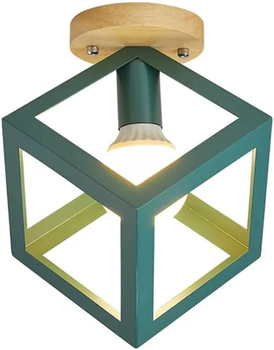 Miniatura 10 de RCIDOS Nordic - Lámpara de techo semiempotrada para el hogar, pasillo, montaje empotrado, E27, fácil de instalar, iluminación creativa para pasillo