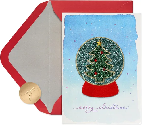 Miniatura 8 de Papyrus Tarjeta de Navidad artística con pájaro festivo, diseñada por House of Turnowsky (Heartfelt Wishes)