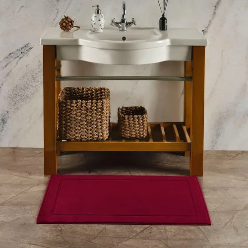 Miniatura 2 de Hammam Linen - Tapetes de baño, 21 x 34 pulgadas, paquete de 2, 100% algodón hilado en anillo, diseño de bandas, altamente absorbentes, lavables a