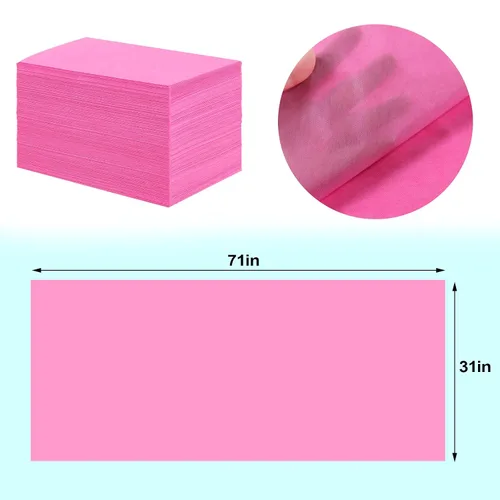 Miniatura 8 de 100 sábanas para mesa de masaje, 31 x 71 pulgadas, impermeables, desechables, de tela no tejida, funda protectora transpirable para terapia