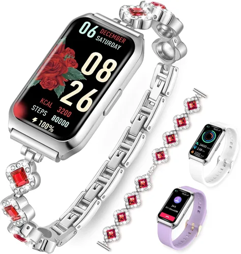 Miniatura 12 de Smart Watches for Women,Fitness Tracker Watches with Sleep Monitor/Heart Rate/Blood Oxygen,IP68 Waterproof FitnessTracker with Long
