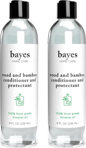 Miniatura 10 de Bayes Aceite mineral de grado alimenticio para tabla de cortar, aceite mineral de grado alimenticio para bambú, teca y acondicionador y protector