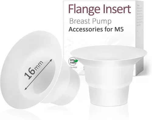 Miniatura 11 de Inserto de brida de 0.866 in compatible con Momcozy M5, solo apto para uso con el extractor de leche portátil Momcozy M5, no accesorios originales