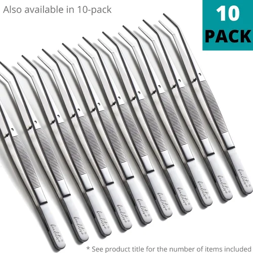 Miniatura 9 de Beaditive Juego de pinzas para máquina de coser de 6 pulgadas (3 piezas) puntas dobladas dentadas Grado profesional, alta precisión Acero