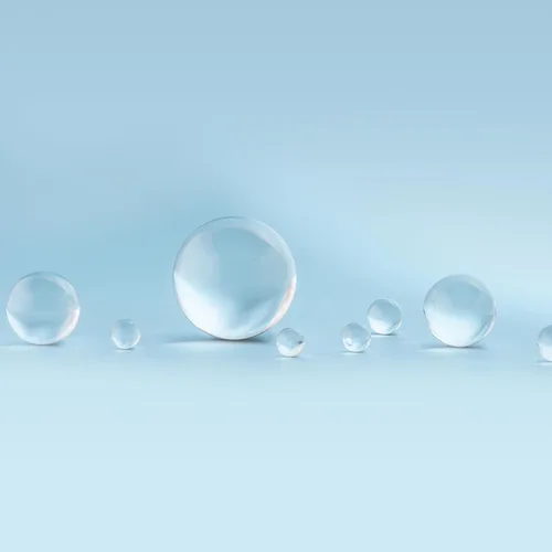 Miniatura 6 de HARFINGTON 250 cuentas de vidrio para hervir bolas de vidrio de 0.236 in de soda y lima, para mezclar botellas, transparente