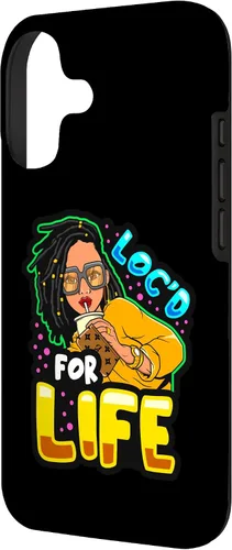 Miniatura 2 de Loc'd for Life Funny Locs Black Queen Dreadlocks Women Girls Case for iPhone 17