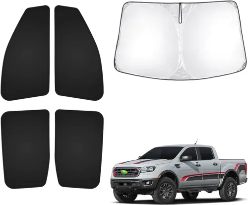 Miniatura 67 de T TGBROS Parasol para parabrisas para Honda Civic 2022-2025 2026, parasol grueso con bloqueo UV y opaca, para privacidad, plegables, 8 accesorios