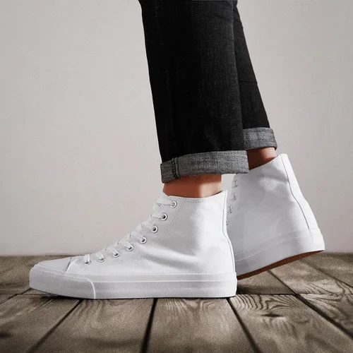 Miniatura 70 de ZGR Tenis de lona para hombre, con cordones, clásicos, casuales, para caminar