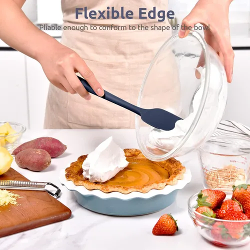 Miniatura 4 de U-Taste - Espátula de cuchara de silicona resistente al calor: U-Taste 600ºF de alto calor, flexible, 11.38 pulgadas, mezcla de silicona, agitación