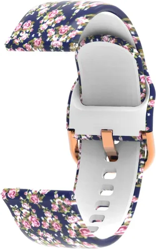 Miniatura 6 de Bandas para Quican IDW16/IDW19/W16B - Correa de reloj inteligente con patrón de correa de silicona transpirable, correas impermeables, correa