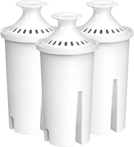 FilterLogic PF06 Filtro de agua para jarra, repuesto para jarra Brita® Classic 35557, OB03, Mavea® 107007 y Brita®, jarra de 10 tazas Amazon