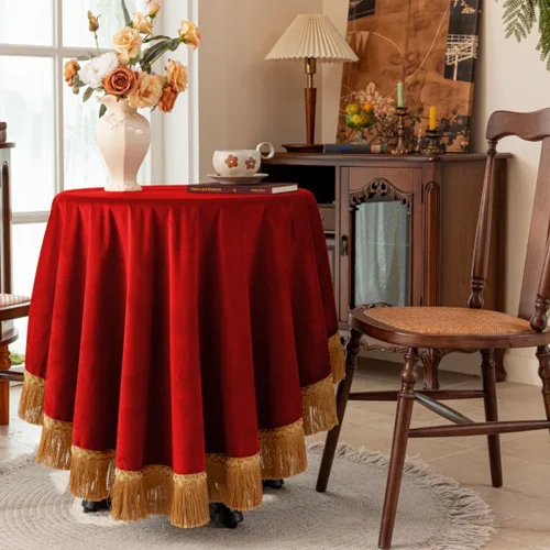 Miniatura 16 de F-CHU Manteles cuadrados pequeños de 36 x 36 pulgadas, mantel redondo pequeño de terciopelo color negro sólido para mesita de noche, mesita