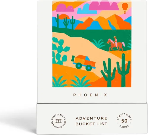 Miniatura 9 de Reach International Outfitters Lista de Aventuras de Arizona: 50 Tarjetas para Rascar para Actividades al Aire Libre, Atracciones Turísticas