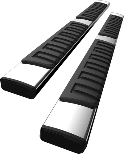 KYBOLT Estribos de 6.5 pulgadas compatibles con Chevy Silverado 2007-2018/GMC Sierra 1500, 2007-2019 2500HD 3500HD Crew Cab (4 puertas de tamaño