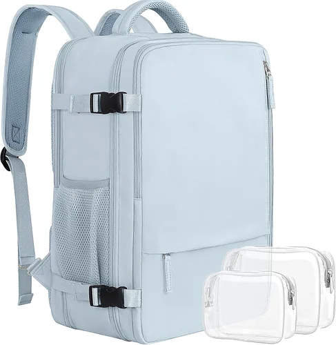 Miniatura 13 de Mochila de viaje Sinaliy para mujeres y hombres, Negro, Grande, Mochilas de viaje