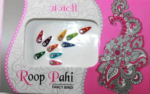 Miniatura 5 de IS4A Paquete de 10 calcomanías Bindi para mujer, joyería Bindi para la frente, Indian Bindi, joyas faciales multicolor