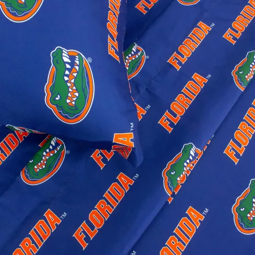 Miniatura 3 de Everything Comfy Florida Gators - Juego de sábanas de 3 piezas, tamaño individual, fondo del color del equipo, 1 sábana encimera, 1 sábana bajera, 1
