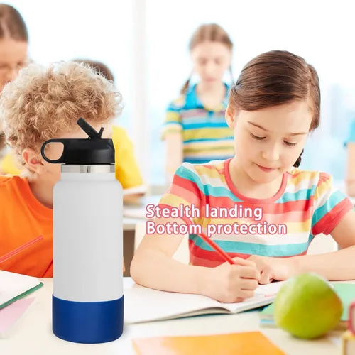 Miniatura 4 de HEYSKAY Funda Protectora de Silicona para Botella de Agua de Boca Ancha Hydro Flask de 32oz 40oz Protector de Base Inferior y Otras Botellas de Agua