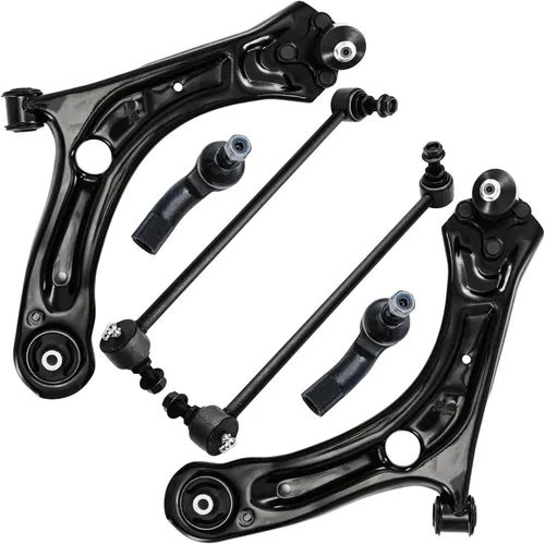 Miniatura 110 de Detroit Axle - Kit de brazos de control de extremo delantero 4WD para Ford 04-08 F-150, 06-08 Lincoln Mark LT, 4 extremos de barra de acoplamiento