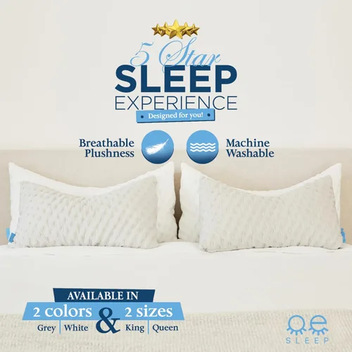 Miniatura 5 de Almohada de cama para personas que duermen de lado y de espalda, almohada refrescante curvada para aliviar el dolor de cuello y hombros, almohada