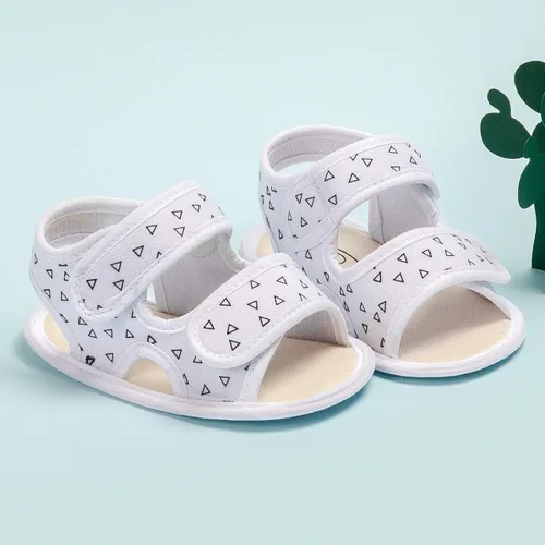 Miniatura 3 de Sawimlgy Sandalias de verano para bebés y niñas, zapatos de flores de verano, suela de goma, malla de piel sintética, para bebés, primeros pasos