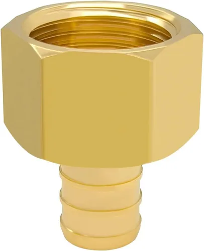 Miniatura 7 de Hooshing Paquete de 6 adaptadores hembra Pex de 1/2 pulgadas, PEX 1/2 pulgada a 1/2 pulgada hembra NPT adaptador de latón