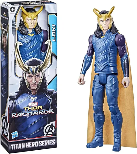 Marvel Avengers Titan Hero Series Figura de acción coleccionable de Loki de 12 pulgadas, juguete para edades de 4 años en adelante
