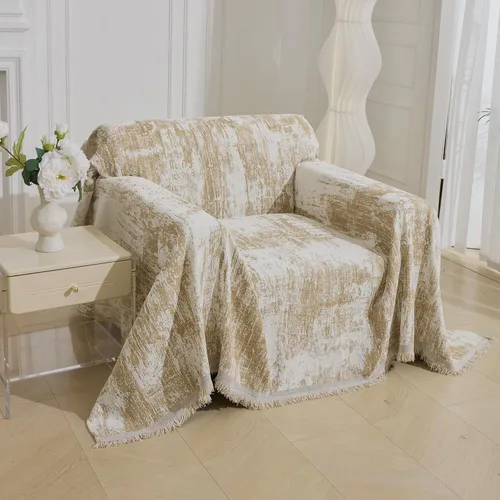 Miniatura 47 de MEETSKY Fundas para sofá modular de 3 cojines, lavables, mezcla de felpilla suave, protector de muebles, funda decorativa de estilo moderno