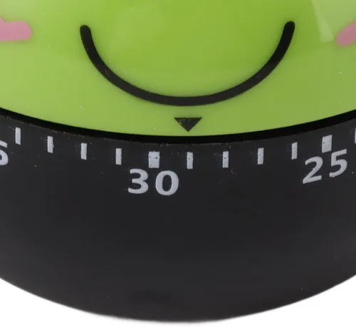 Miniatura 6 de Temporizador mecánico de cocina, temporizador de huevos de dibujos animados para niños, temporizador manual de cuenta regresiva de 60 minutos