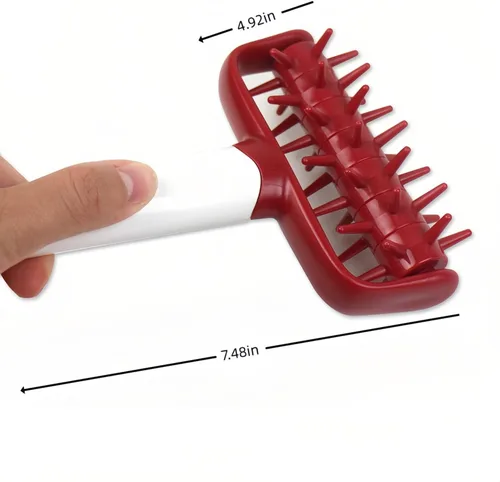 Miniatura 3 de Docker de masa de pizza, Docker de masa, mata burbujas, ahorro de tiempo, rodillo de masa de pizza, amasador de masa, rodillo de pizza para el Rojo