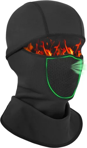 Pasamontañas de invierno para niños, máscara de esquí de forro polar, calentador de cara completa, cubierta para la cabeza para niños y niñas, esquí