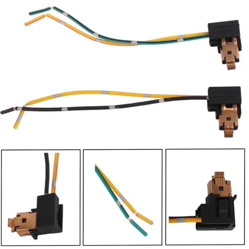 Miniatura 5 de 2 piezas Conector H1, Arnés de Cableado de Faros Delanteros, Arnés de Enchufe de Bombilla de Luz Antiniebla de 12V-24V, Adaptador de Bombilla