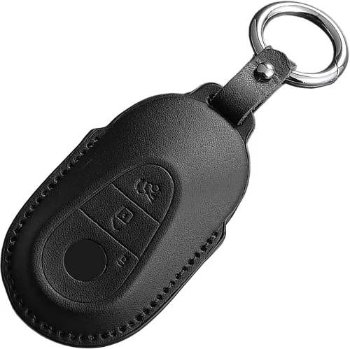 Miniatura 32 de para Mercedes-Benz Funda para llavero, Funda para llavero Mercedes C E M S CLS CLK GLK GLC G AMG Accesorios para llavero de cuero Funda protectora