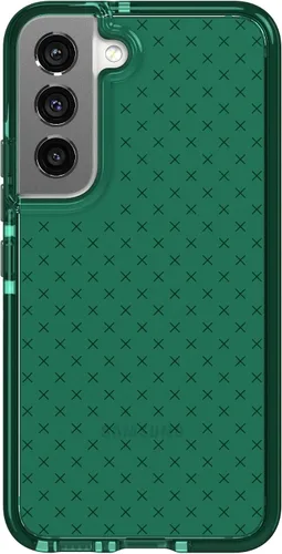 Miniatura 6 de Tech21 Evo Check Enhanced - Funda protectora para Samsung Galaxy S22 Ultra con protección contra caídas de 16 pies Azul clásico (BIO)