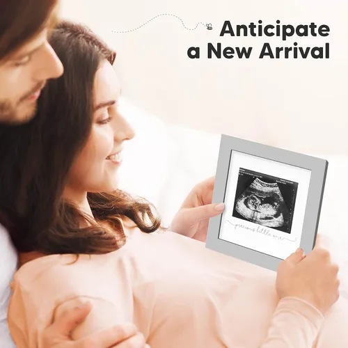 Miniatura 9 de KeaBabies Portarretratos de ecografía para bebé, modernos marcos de fotos de ultrasonido para mamá, regalos de primer embarazo para futura mamá