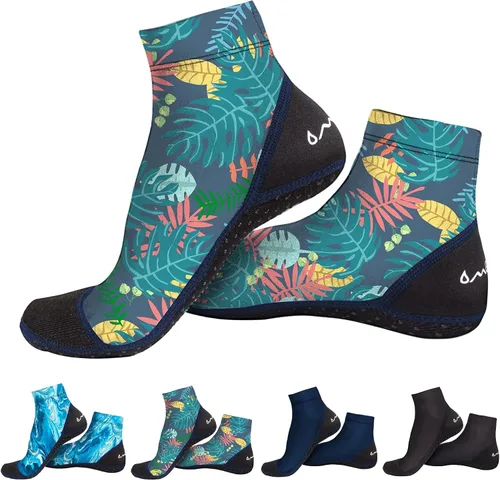 Miniatura 15 de OMGear Calcetines de Agua a Prueba de Arena Botines de Secado Rápido Calcetines de Natación y Buceo para Fútbol de Arena Voleibol de Playa