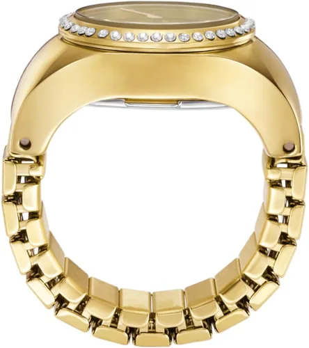 Miniatura 2 de Fossil Anillo de reloj para mujer con pantalla analógica de dos manecillas y banda de expansión de acero inoxidable