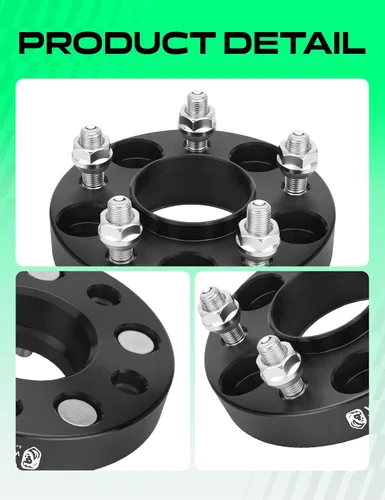 Miniatura 8 de YHTAUTO 5x4.5 Espaciadores de Rueda 1 Pulgada Centrados en Buje, Compatibles con Modelos Nissan e Infiniti, Altima, GTR, G35, M56, Q50 5x114.3 mm