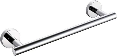Miniatura 23 de Miyili Toallero de cocina pequeño de 9 pulgadas, de acero inoxidable, para gabinete, barra de toalla de mano, barra de toalla, barra redonda